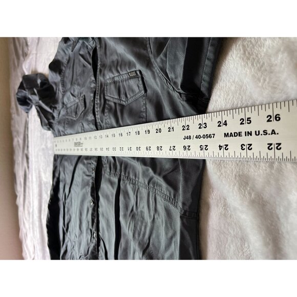 5.11 Tactical Women Long-Sleeve Button-Up Shirt Charcoal Gray Casual Lightweight - Picture 6 of 8